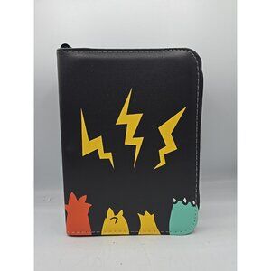 4 Pouch Zip-Up Pokemon Card TCG Binder 50 pages Holds 200 Cards